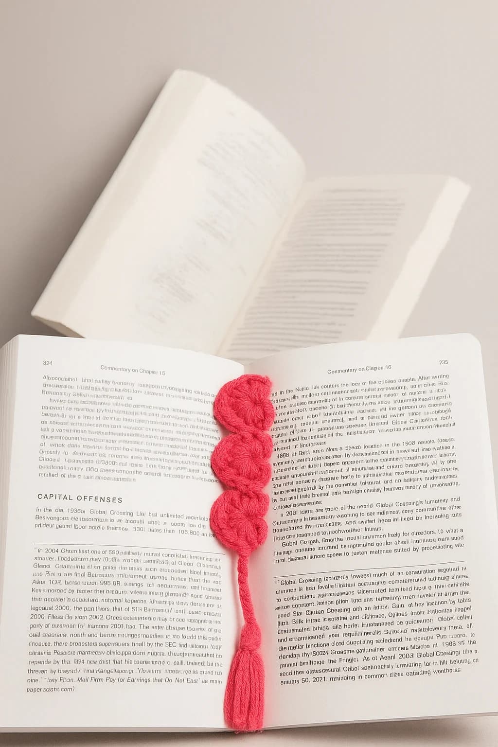 Heart book mark